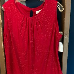 Sparkly sleeveless shirt